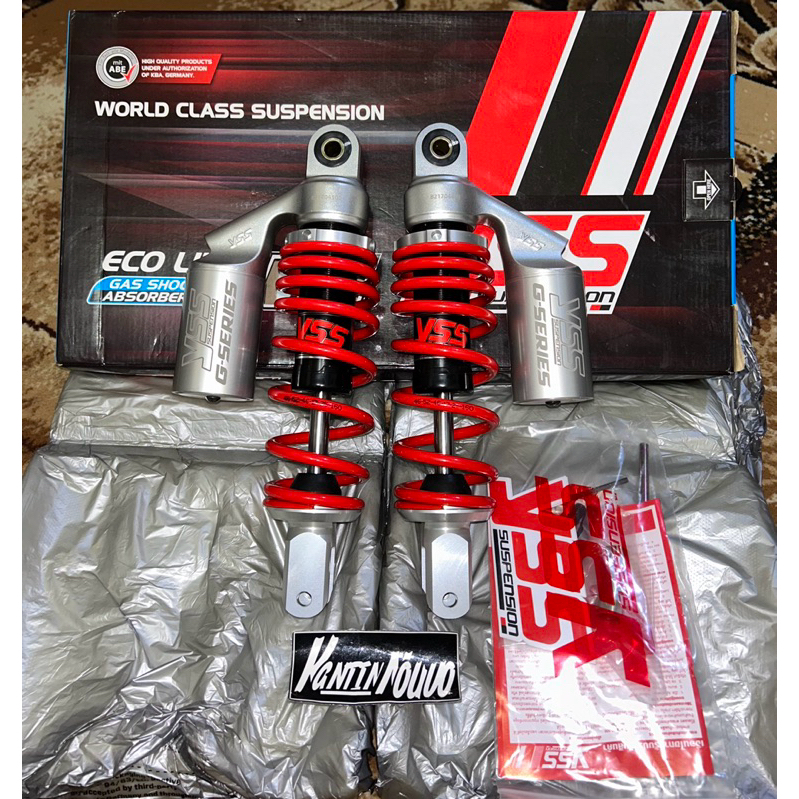 Shock YSS Tabung Silver Original Yamaha Nouvo shockbreker belakang yss nouvo tabung laser