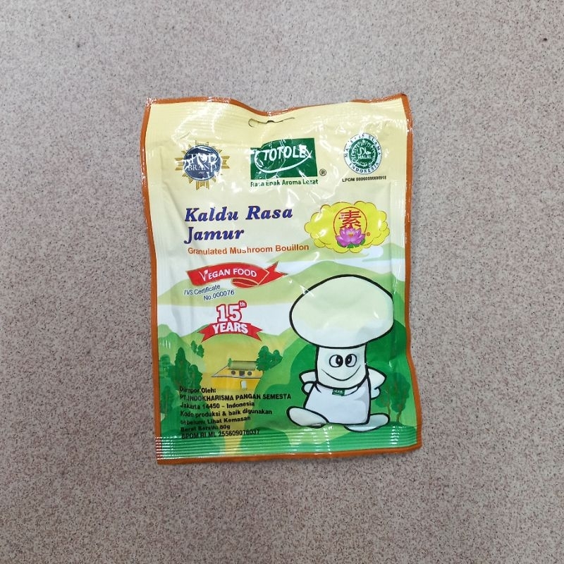 

Totole Kaldu Rasa Jamur 80gr / Ajinomoto / Masako