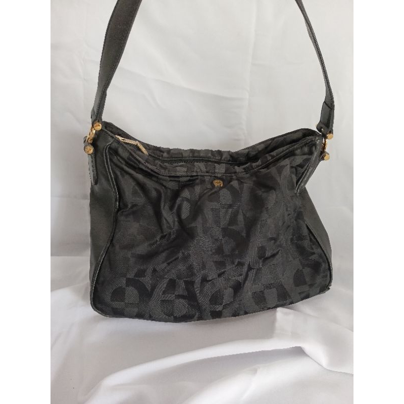 preloved tas branded, preloved tas aigner, tas authentic second, tas aigner second