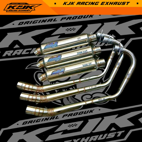 KNALPOT DOS ALA ORIGINAL CB GL MP TIGER VERZA VIXION BYSON SCORPIO