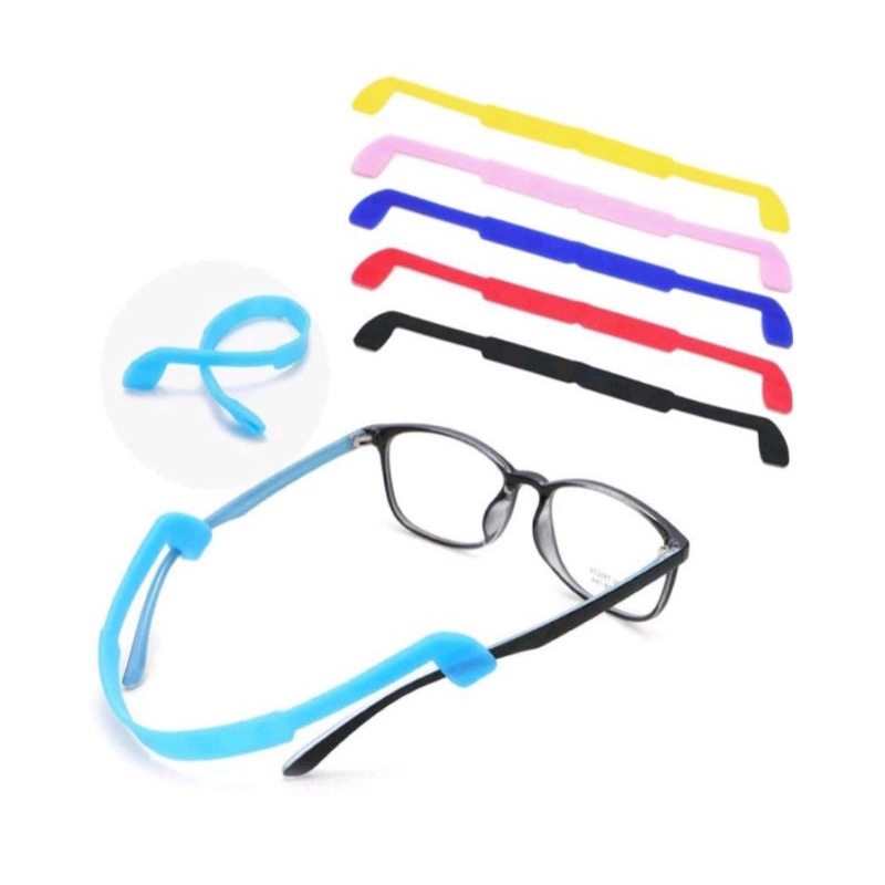 Tali strap karet kacamata olahraga sport aman