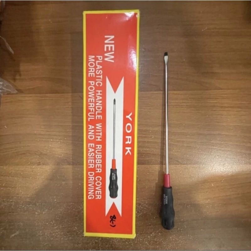 Obeng radio york diameter batang 4mm Plus dan Minus