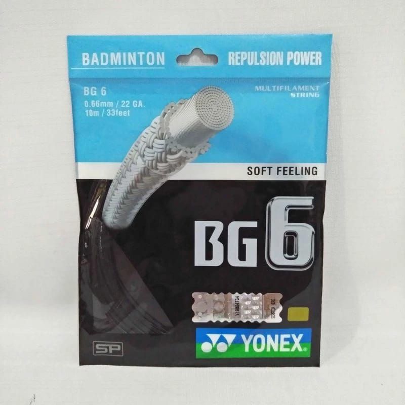 senar raket badminton Yonex bg 6 ori