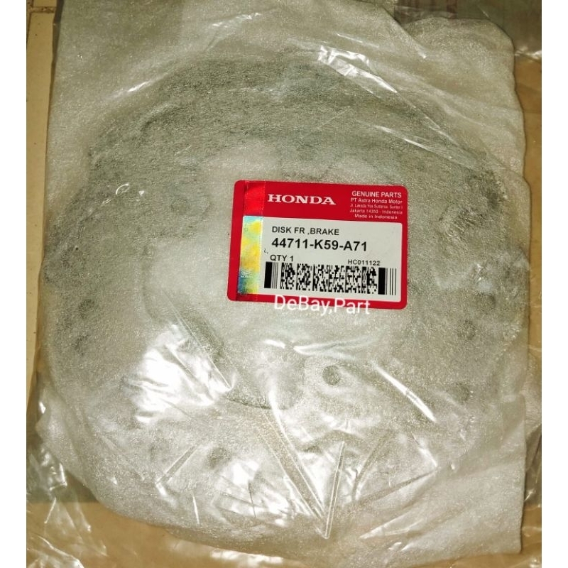 PIRINGAN CAKRAM DEPAN DISC BRAKE HONDA MOTOR VARIO 150 NEW VARIO 125 LED K59