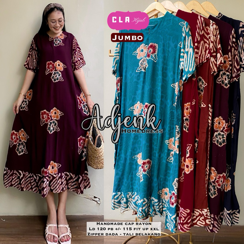Adjenk homedress | Daster Batik | Daster Rayon by CLA Hijab