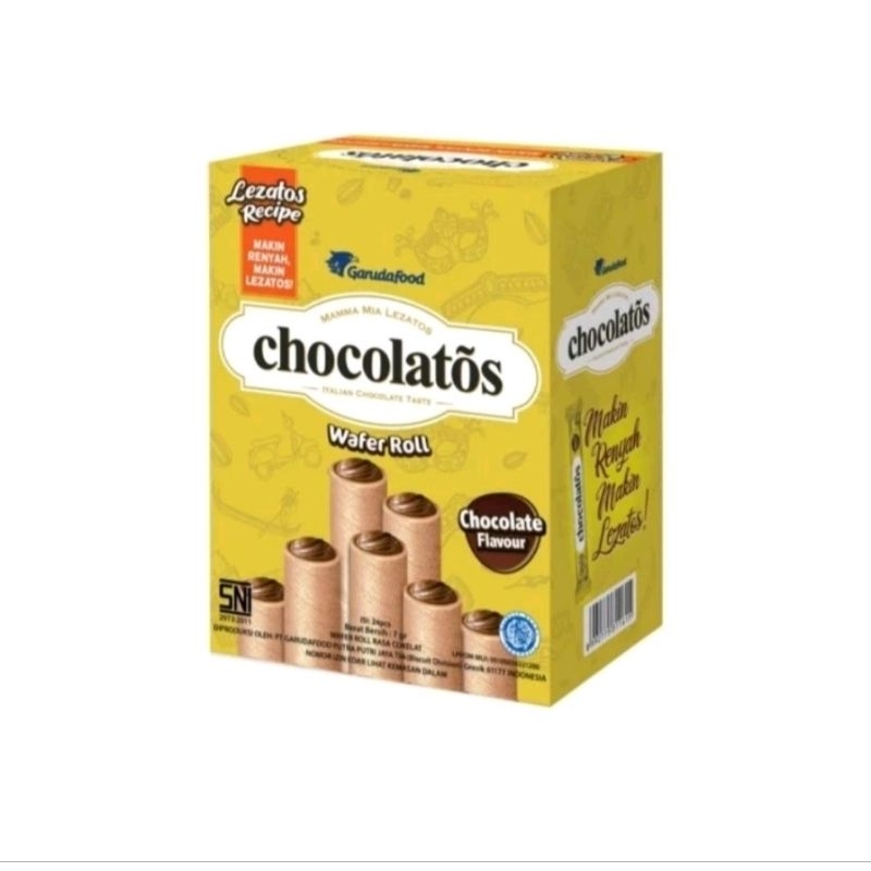 

Chocolatos Wafer Roll isi 24pcs