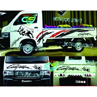 Stiker Cutting Mobil Pick Up Carry Stiker Competition Stiker Mobil Pick Up Suzuki Carry Full Body