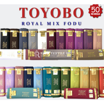Ready Kain Katun Toyobo Fodu Toyobo Royal Mix Toyobo RM Toyobo Premium