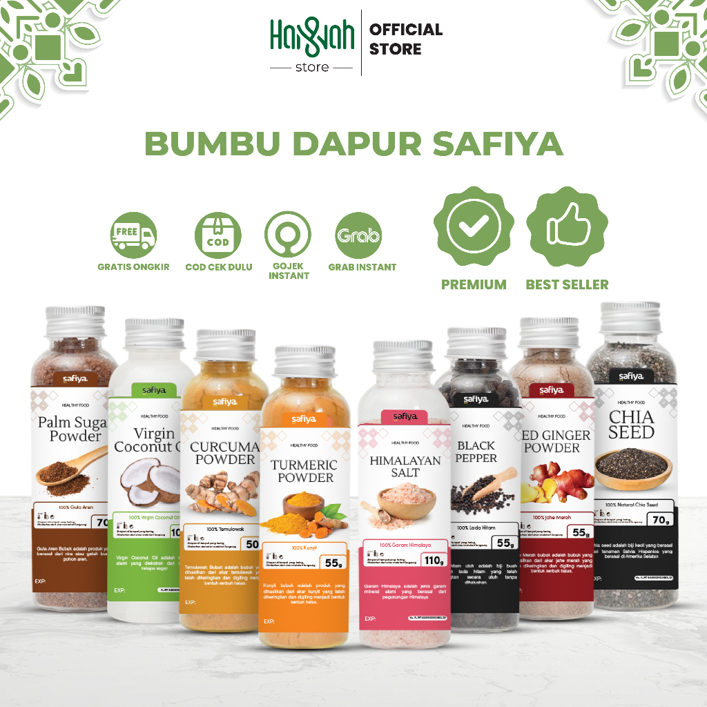 

Bumbu Rempah Kebutuhan Memasak Sehat Garam Gula Aren Rempah Minyak Kelapa 70 Gram