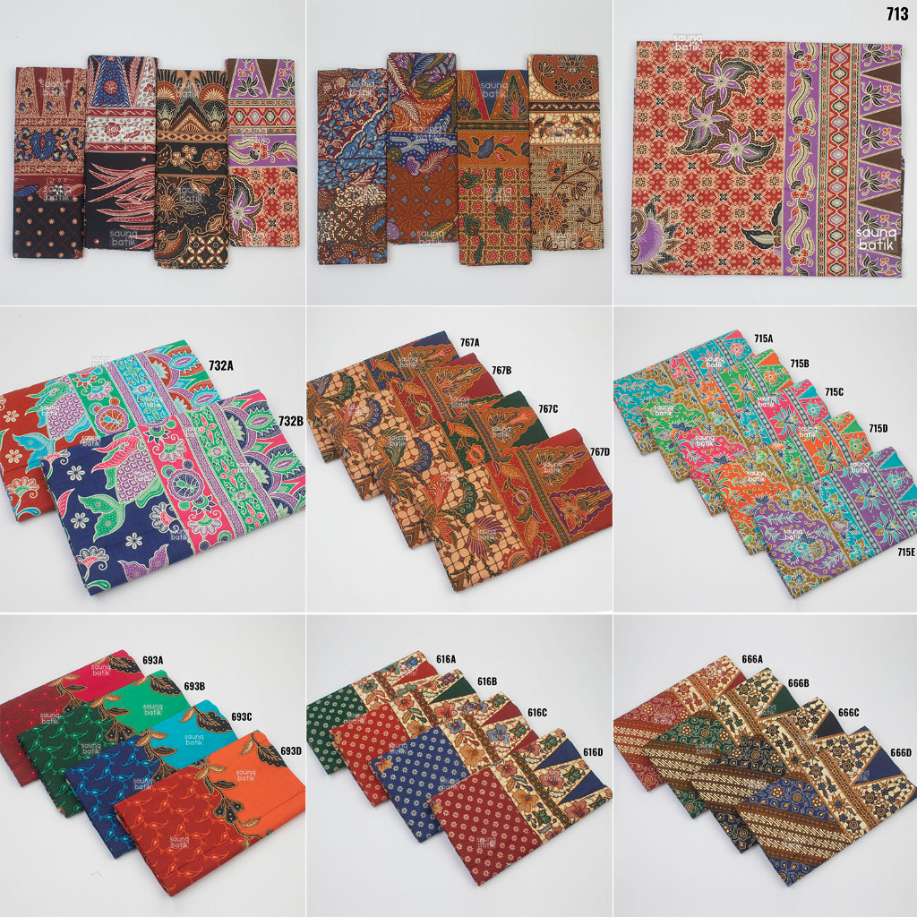 SARUNG Batik Bahan Kain Batik PM PULAU MAS