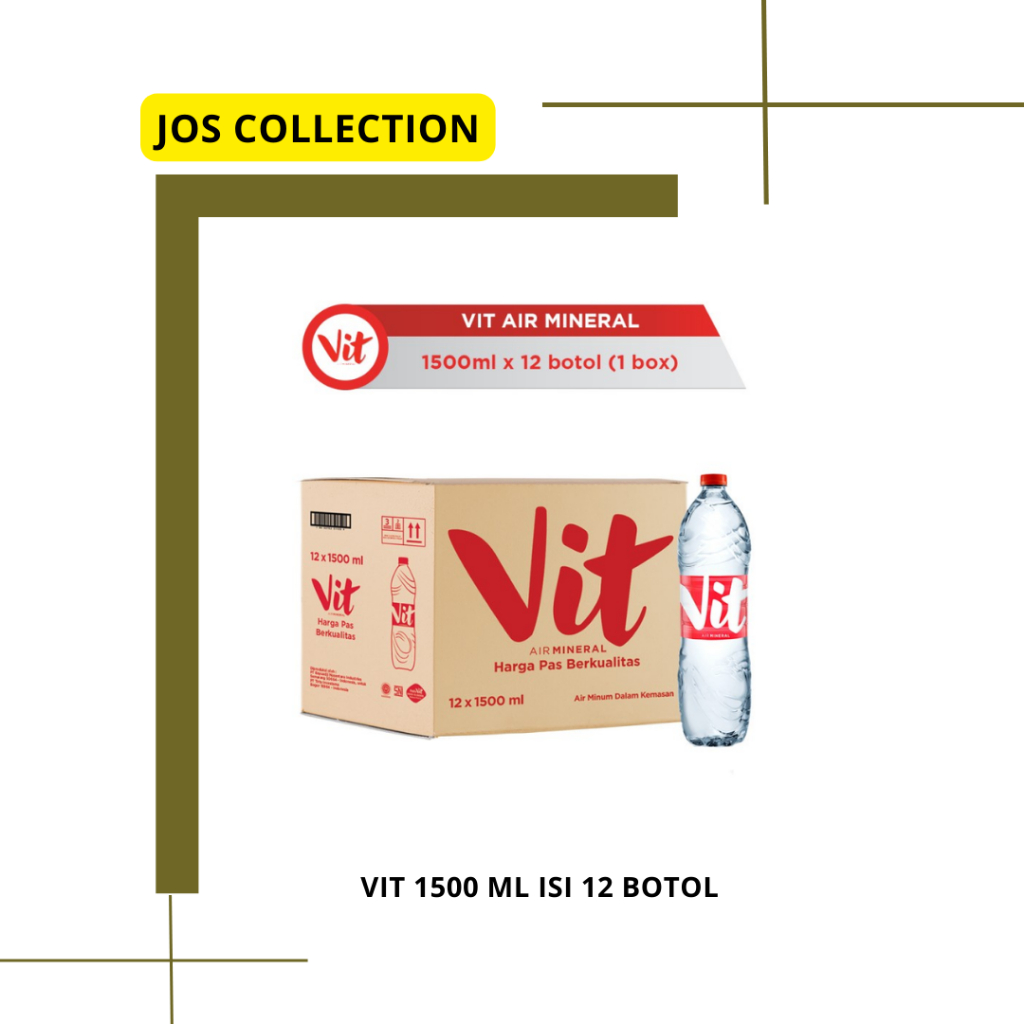 

VIT Air Mineral 1500 ML Isi 12 Botol