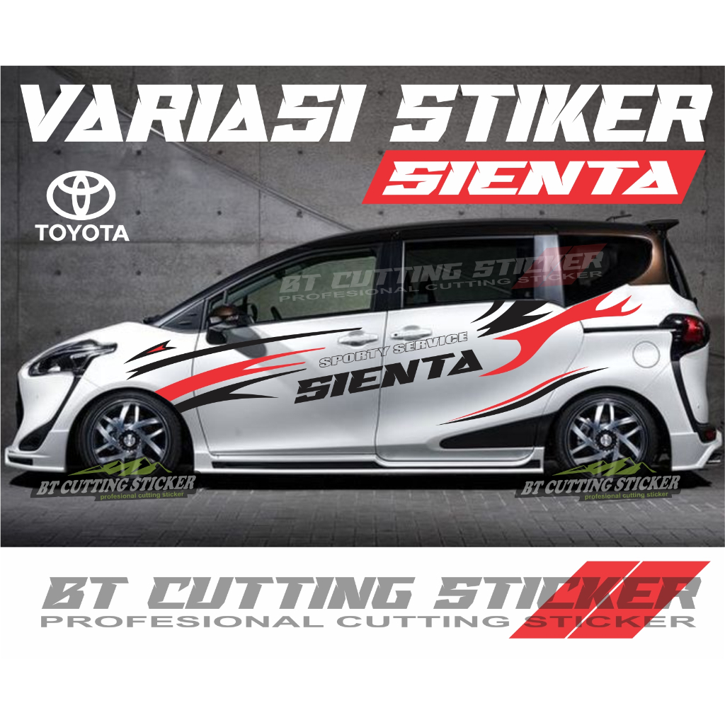 S14 sticker mobil toyota sienta sticker mobil toyota sticker stiker mobil toyota sienta freed