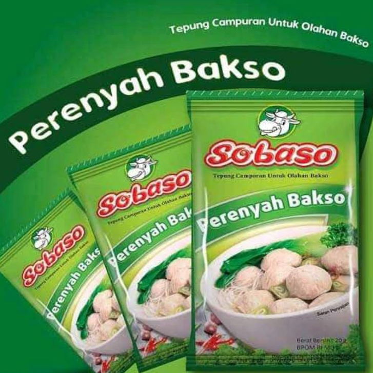 

Perenyah Bakso 20 Gram SObaso untuk membuat bakso lebih nikmat