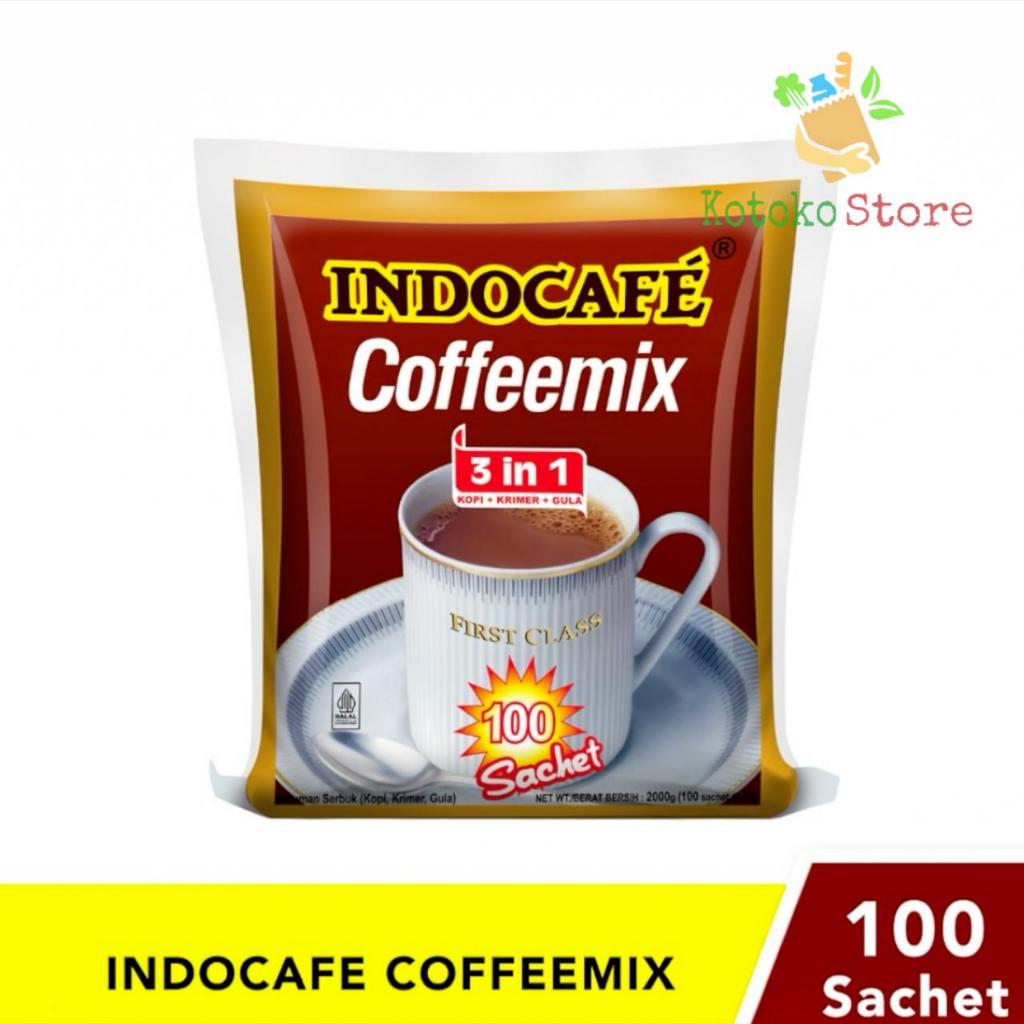 

Kopi Indocafe Coffeemix 3 in 1 / Kopi Indocafe Isi 100 Sachet