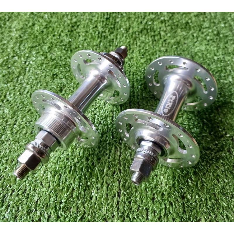 Hub Freehub FIXIE BMX Novatec 32 Hole Bearing Ulir Tanpa Cog Super Loncer Silver New