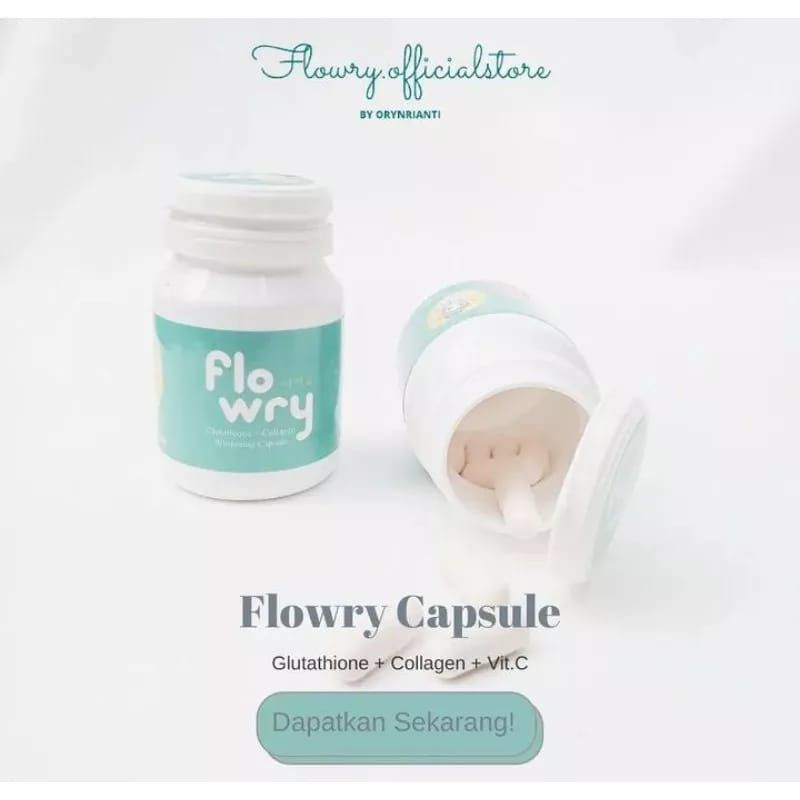 FLOWRY brightening collagen isi 30 kapsul