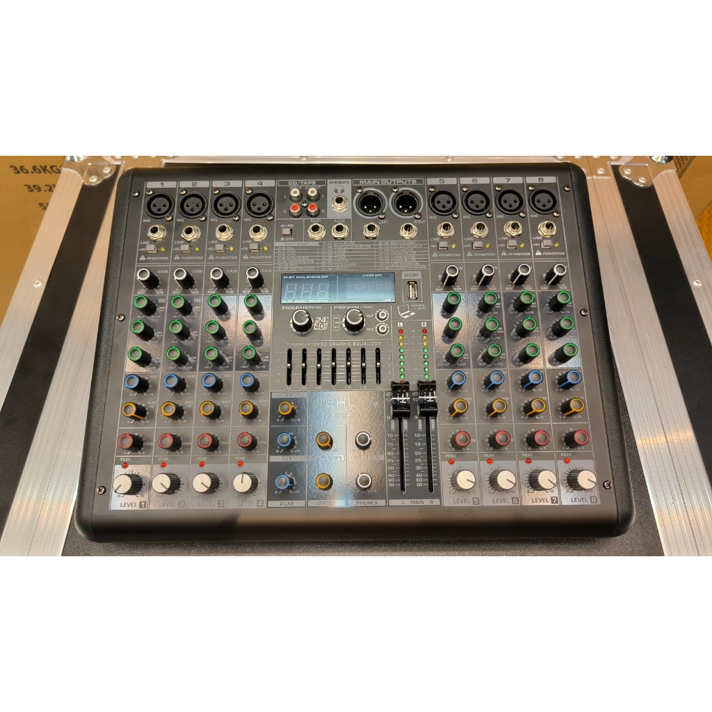 ASHLEY SMR 8 Mixer Audio 8 Channel SMR8