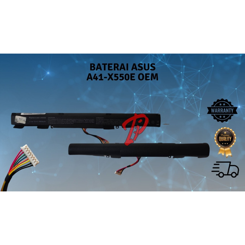 Baterai Asus X450J X550 X550Z X550ZE A41-X550E OEM