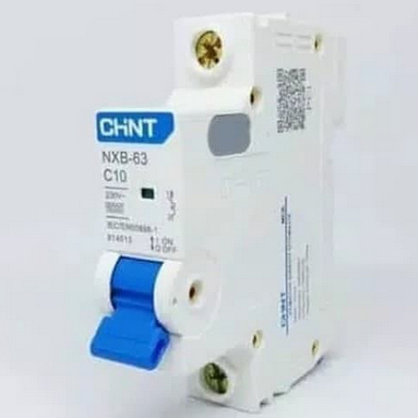 Chint MCB NXB-63 1P C10 6kA 10A Curve C