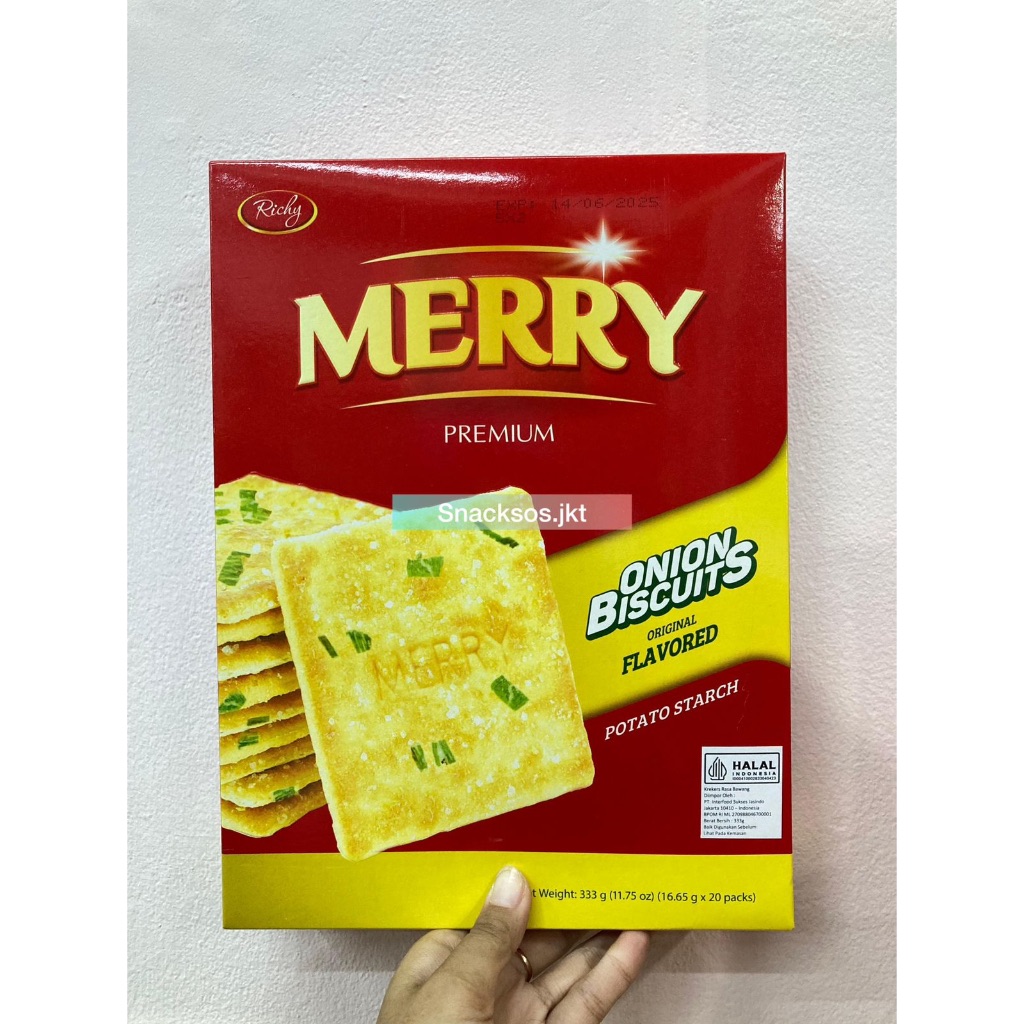 

RICHY MERRY PREMIUM ONION BISCUIT ORIGINAL CRACKERS