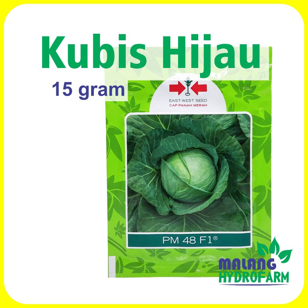 

Benih Kubis Hijau PM 48 F1 15 gram Cap Panah Merah dataran menengah tinggi unggul bibit biji sayur kol ijo hydroponik hidroponik