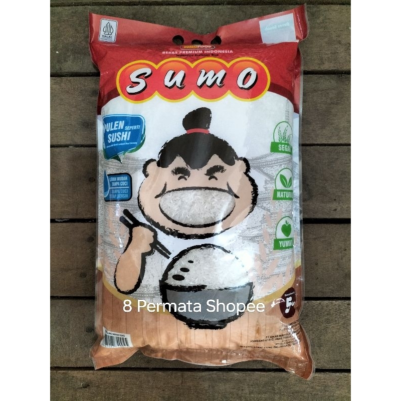 

Beras SUMO MERAH FORTIFIKASI 5KG Murah Super Premium Sushi