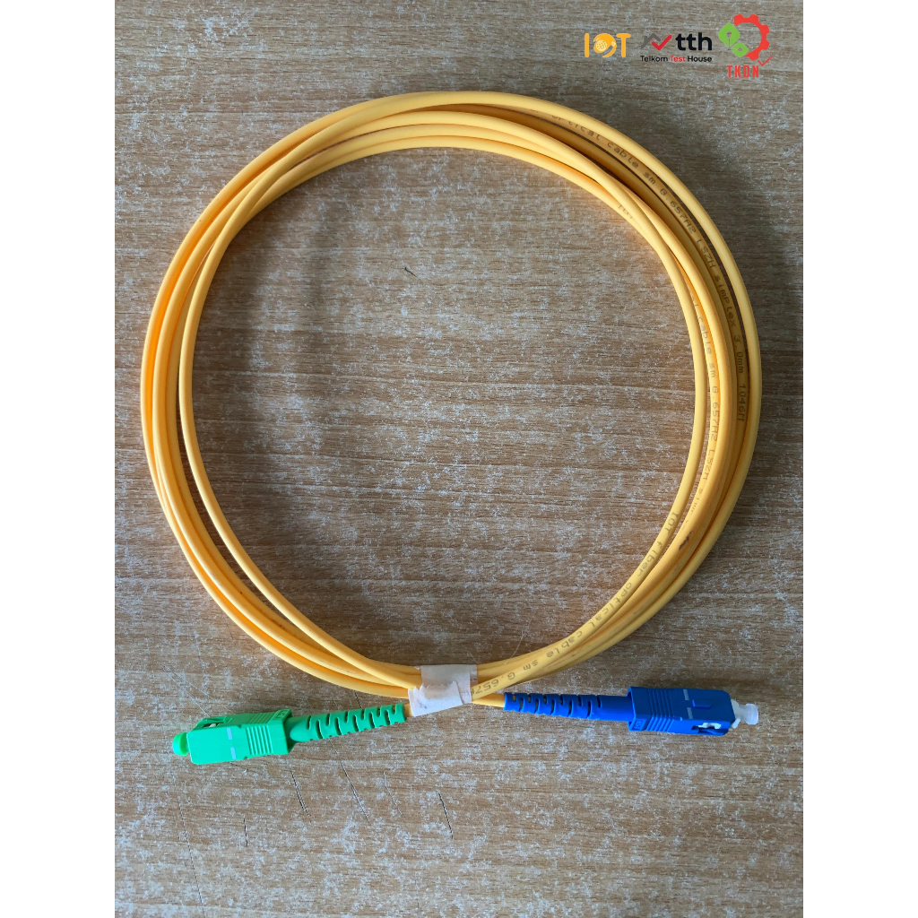 Kabel Patchcord IOT SC UPC SC APC Single Mode Simplex 3.0mm 2.0mm 1M 3M 5M 10M - 3 Meter