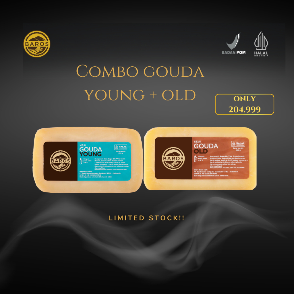 

RB Baros Combo Gouda Young + Gouda Old 250 Gr