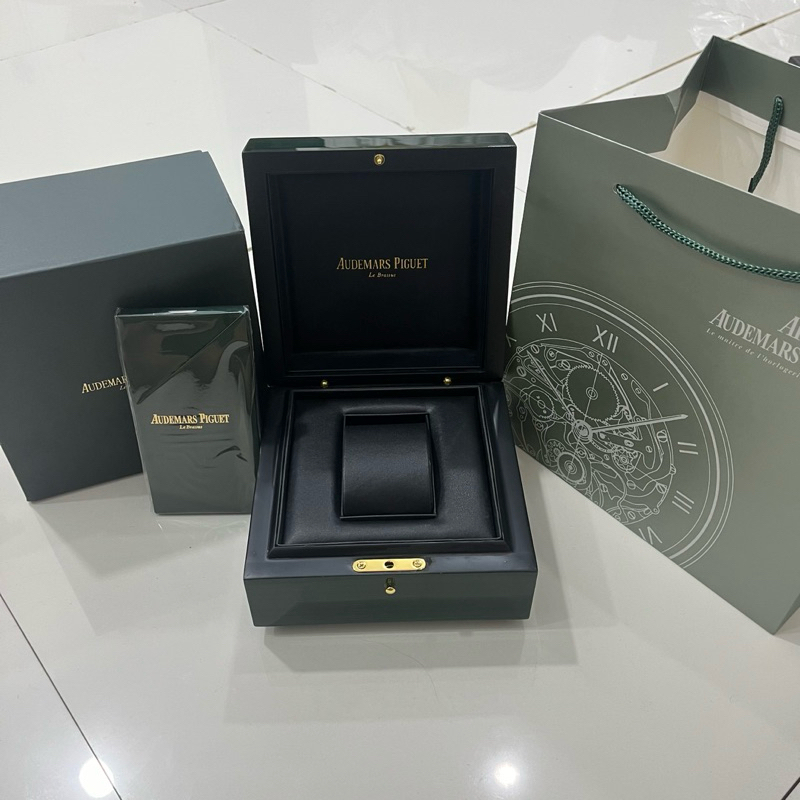 KOTAK BOX JAM AP ORI BOX JAM FULL SET AUDEMARS PIGUET BESAR LENGKAP INCLUDE BOOK + PAPPER BAG