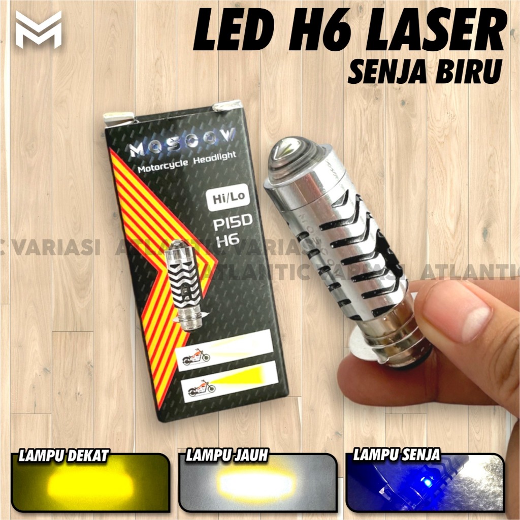 LAMPU UTAMA H6 MATIC BEBEK LED H6 LAMPU DEPAN MOTOR BOHLAM LED SOKET H6 LAPU MOTOR LED BHOLAM SOCKET