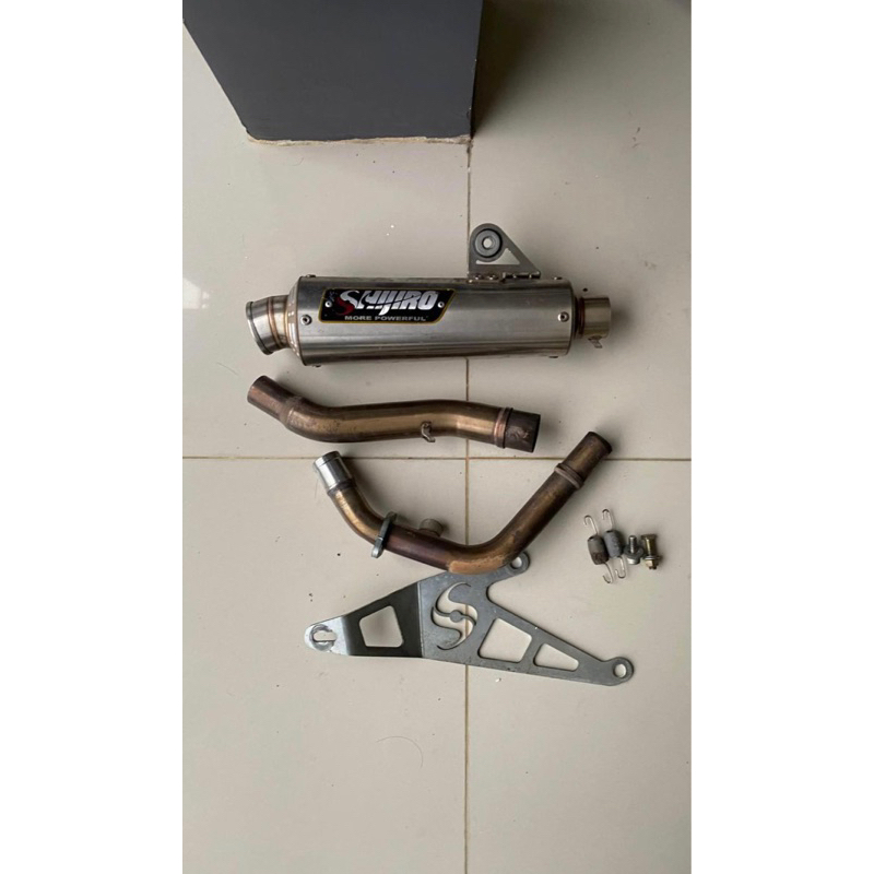 kenalpot vespa shijiro m3 inlet38