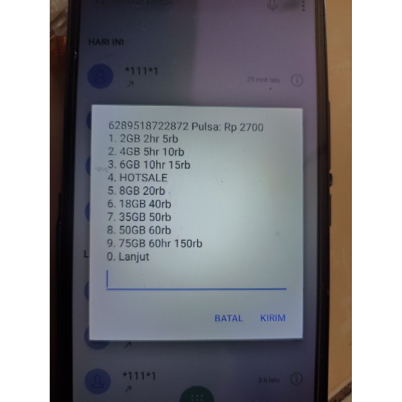 Kartu tri sakti 50gb 60rb 30 hari 24 jam+2000