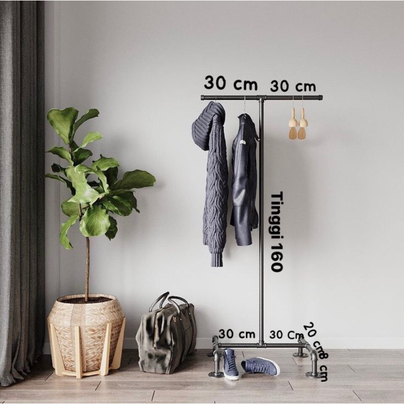 gantungan baju/gantungan hanger/tempat jemur baju/jemuran baju