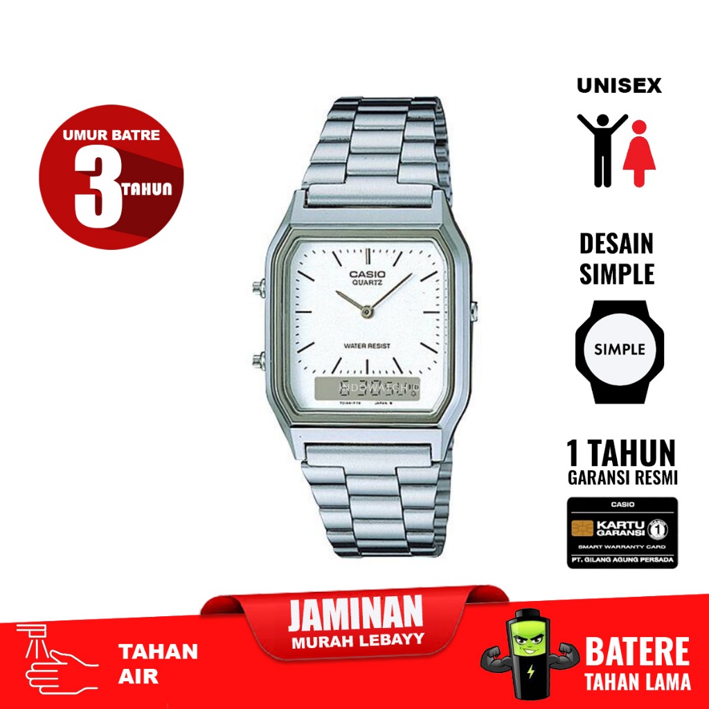 Casio AQ-230A-7DMQ AQ230 AQ 230 jam tangan original garansi resmi