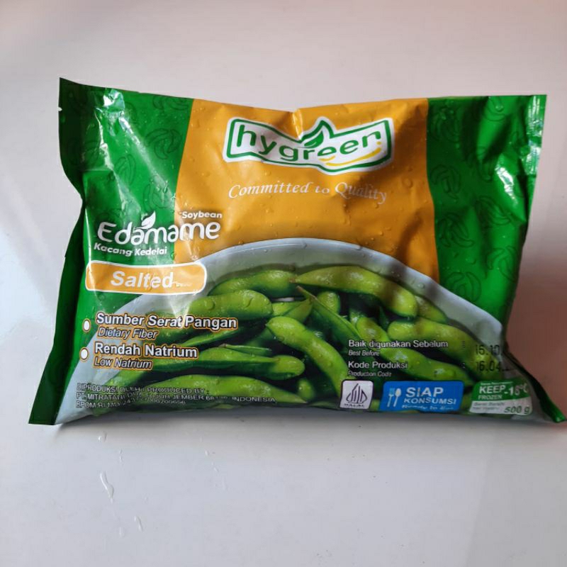 

Hygreen Edamame Salted 500 gr