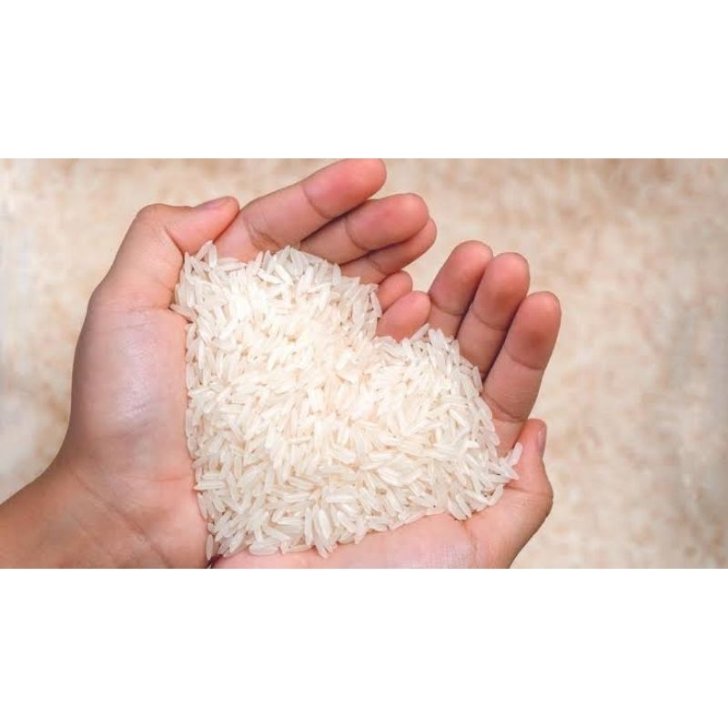 

beras hasil panen sendiri 1kg