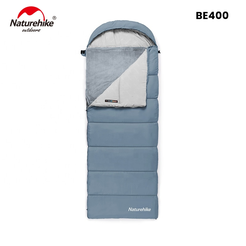Sleeping Bag Naturehike BE400 CNK2300SD021 Kantong Tidur Camping Kemah Cotton Hiking Sliping Bag Gun