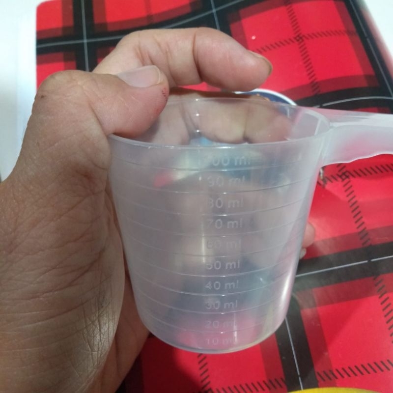 Sendok Takar Plastik 50gr Sendok Ukur Plastik 100ml