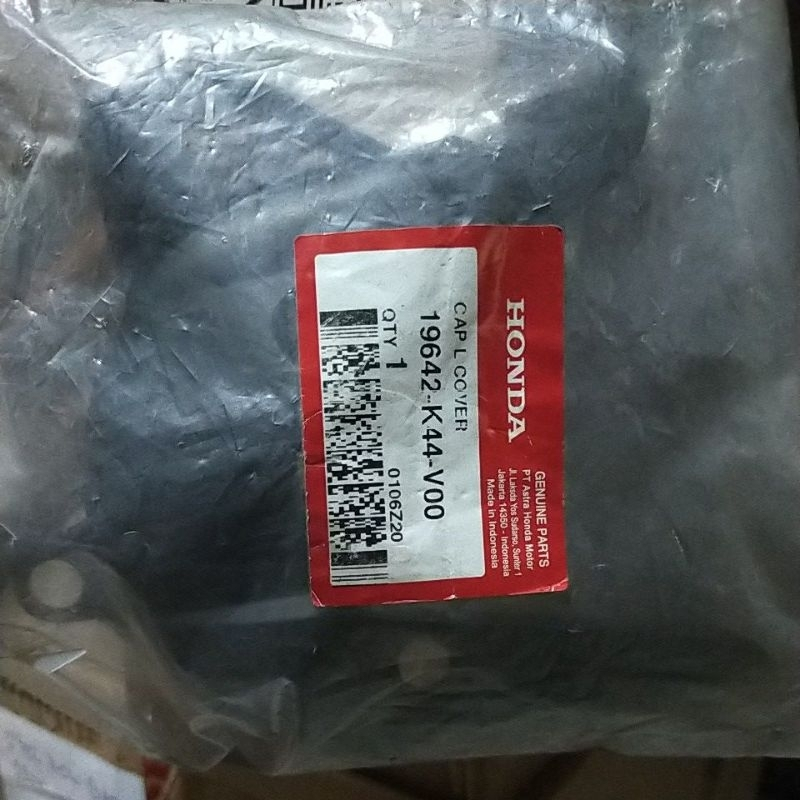 19642-K44-V00  HGP AHM 100% ORIGINAL CAP L COVER TUTUP CVT BEAT ESP ORI AHM 19642K44V00