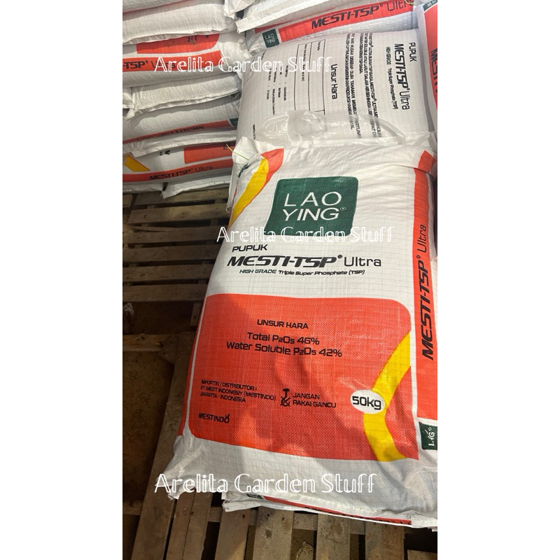 Pupuk TSP Mesti-TSP Ultra P2O5 : 46% Original repack 1kg