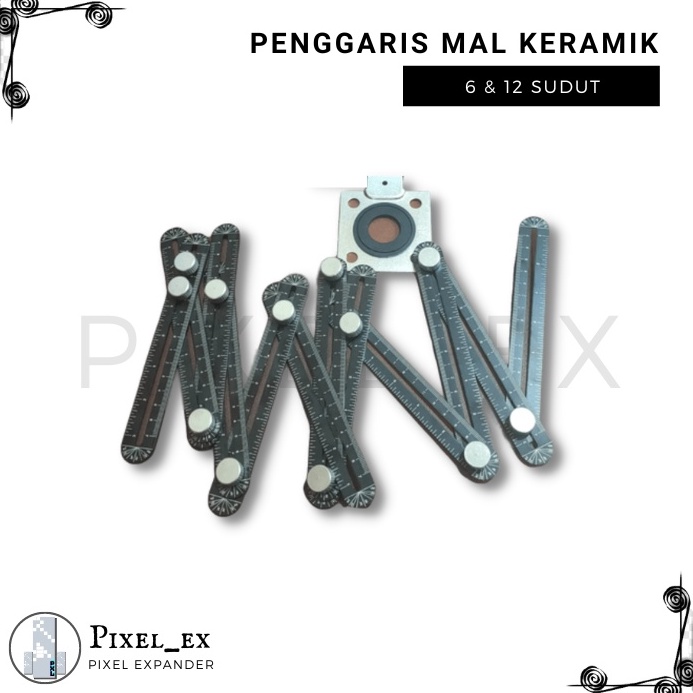 

KODE R6W Penggaris Mal Keramik 6 dan 12 Expander