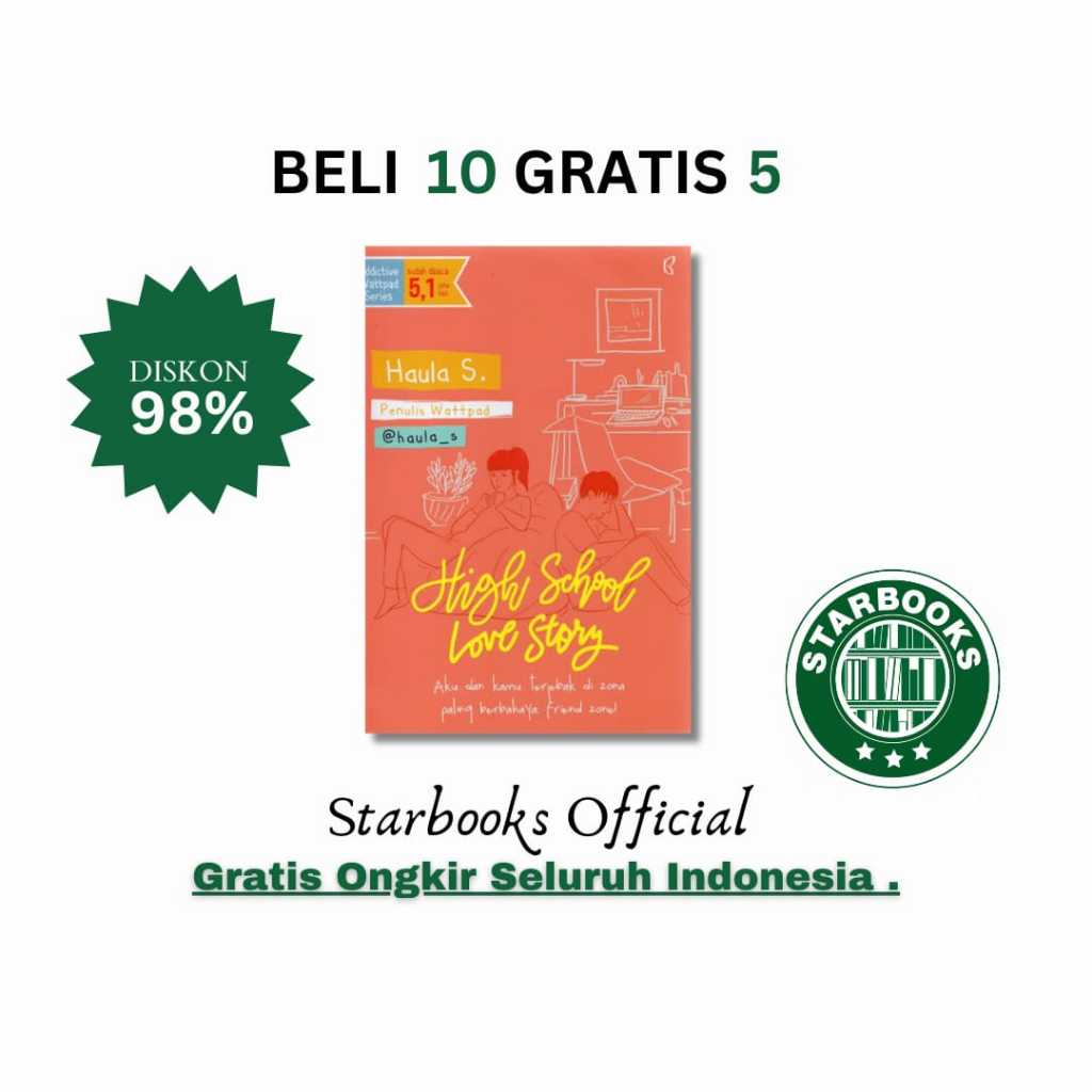 

HIGH SCHOOL LOVE STORY NOVEL 5,1 JT PEMBACA