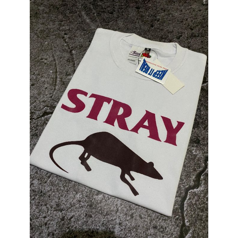 Stray rats - Made in usa / New brand T-shirt white tee