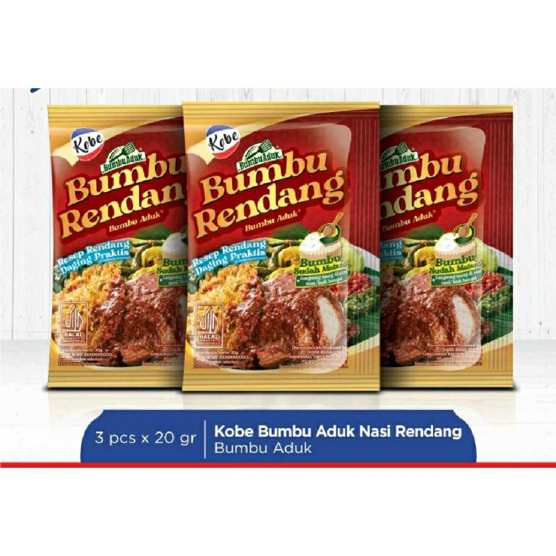 

KOBE BUMBU RENDANG 20 gram