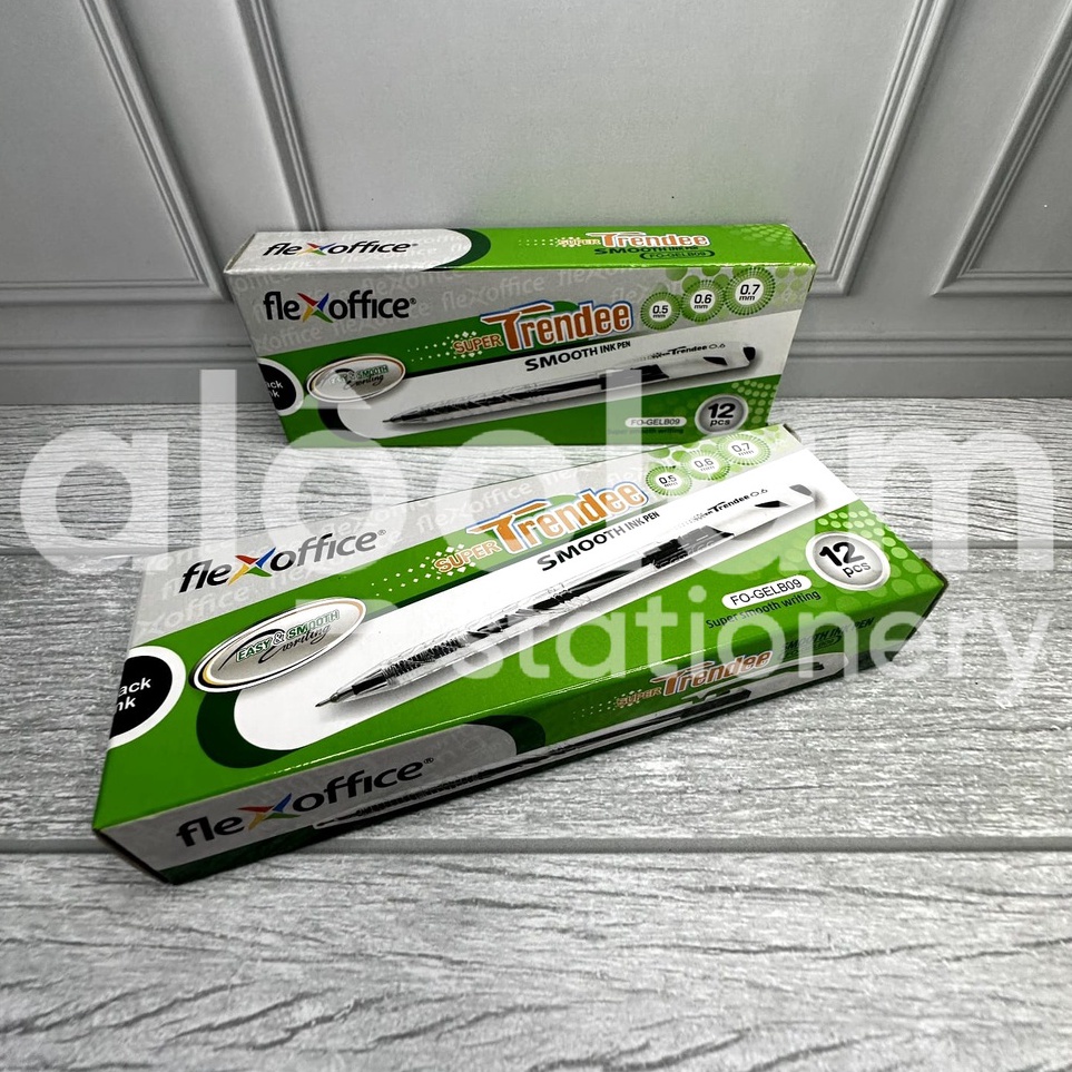 

ART U16P SELUSIN 12 PCS Pulpen Mekanik Flexoffice Super Trendee 5 mm Pulpen Cetekan Trendee 5mm6mm