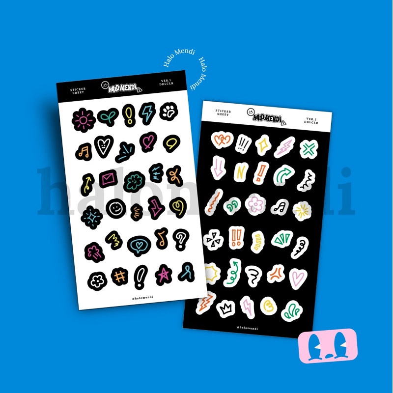 

DDLCLR - Sticker Sheet l Vinyl Doff