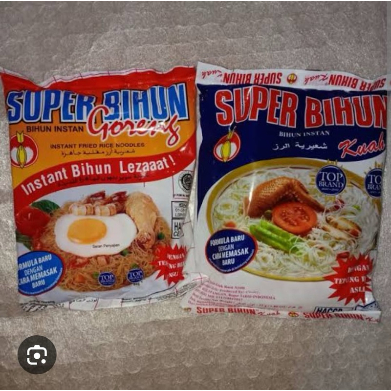 SUPER BIHUN bihun instant goreng / kuah