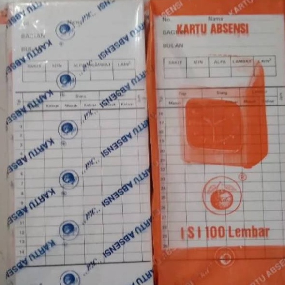 

Free Garansi Kartu absen 1 pack