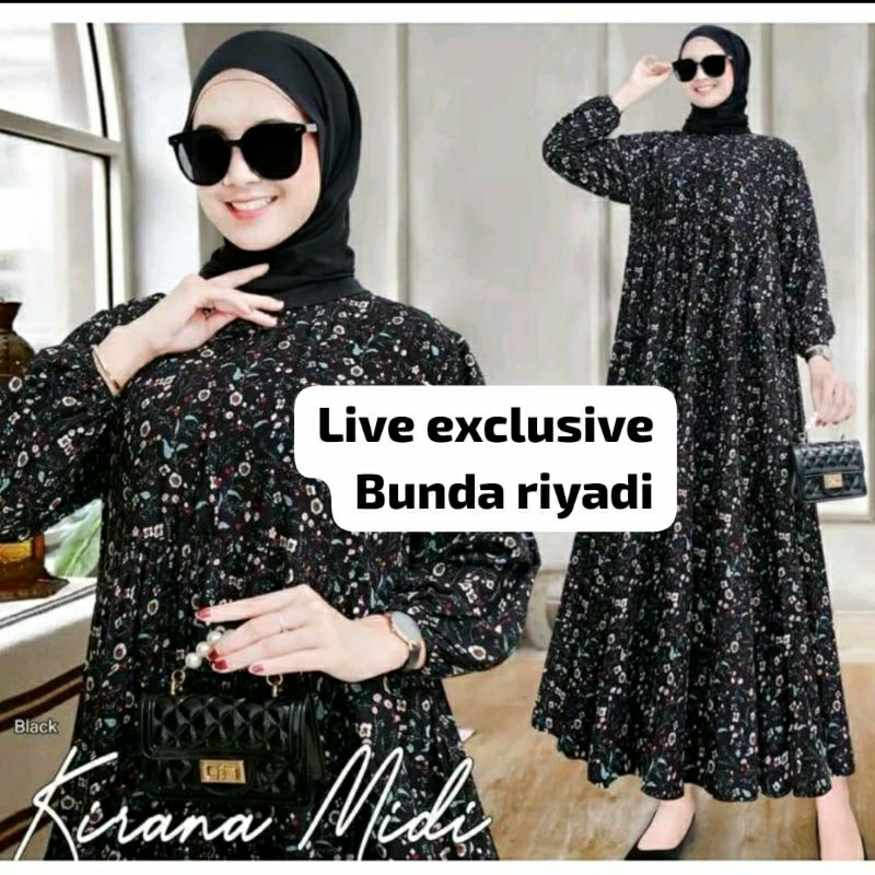 Kirana MIDI dress rayon premium