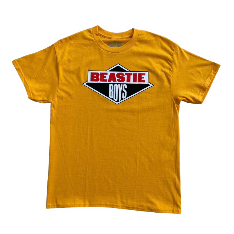 kaos Band music BEASTIE BOYS LOGO Yellow tshirt import original